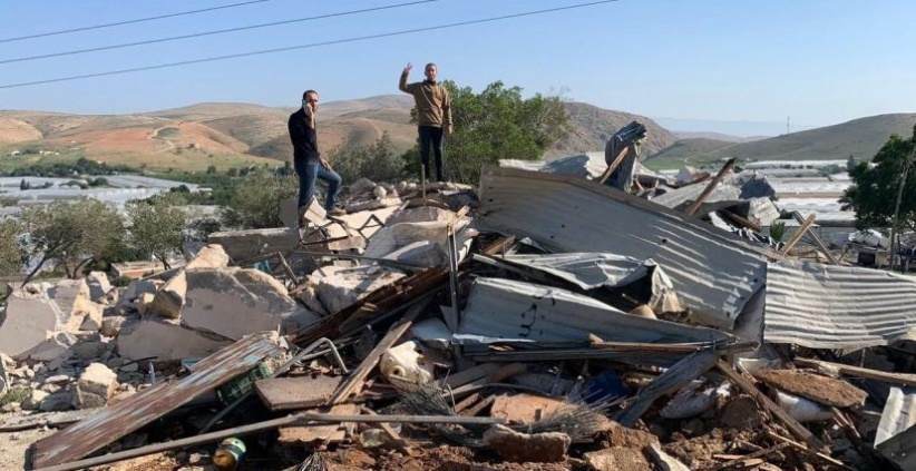 Nablus.. The occupation demolishes 7 houses in Faroush Beit Dajan