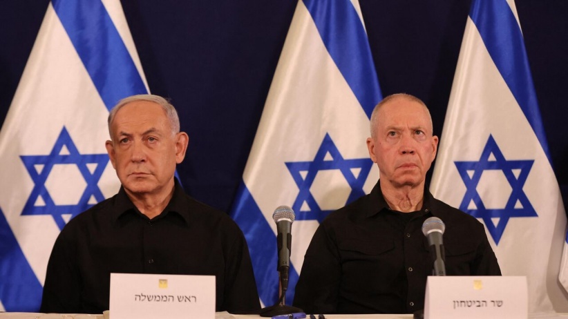 Netanyahu holds a press conference alone after Gallant and Gantz refused to participate