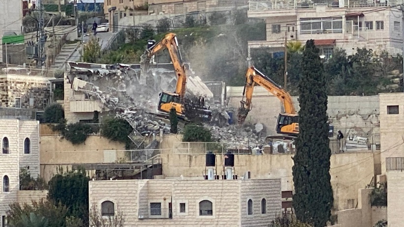 Displacement of 19 individuals - Demolition of a residential building in Jabal Mukaber