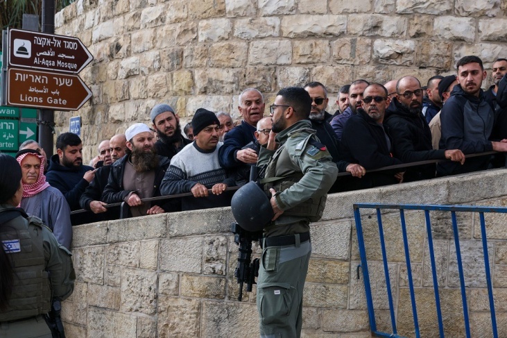 For the 13th Friday in a row - restrictions on worshipers entering Al-Aqsa