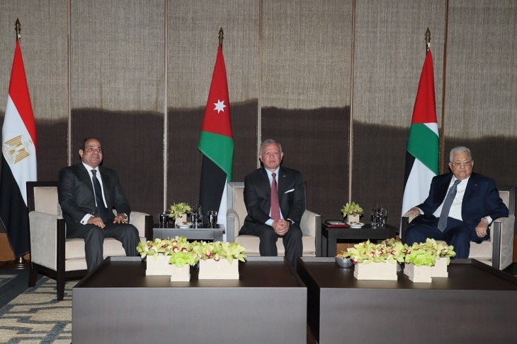 Jordanian-Egyptian-Palestinian Summit: Leaders confirm their opposition to any Israeli plans to displace Palestinians