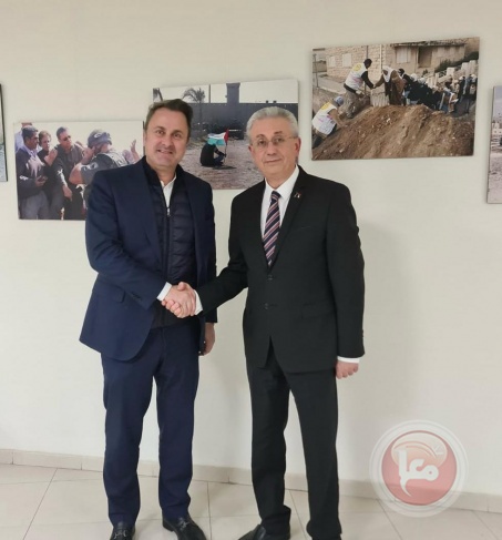 البرغوثي يشرح لنائب رئيس وزراء لوكسمبرغ خطورة العدوان الإسرائيلي على غــزة