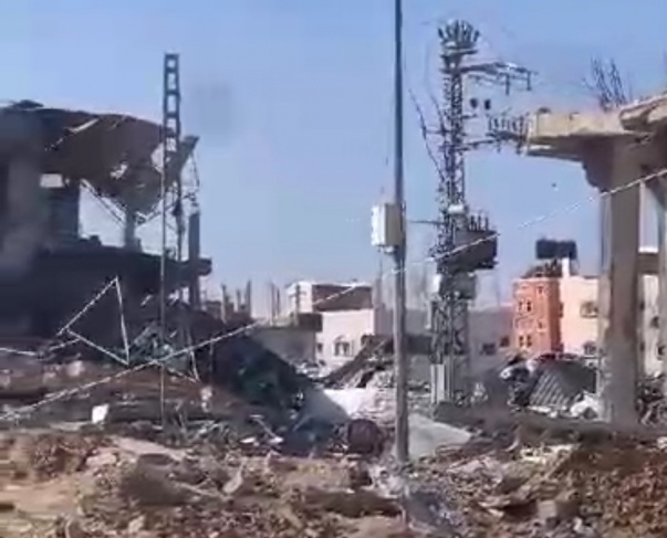 فيديو يوضّح الدمار الكبير الذي لحق بمخيم المغازي جراء قصف الاحتلال