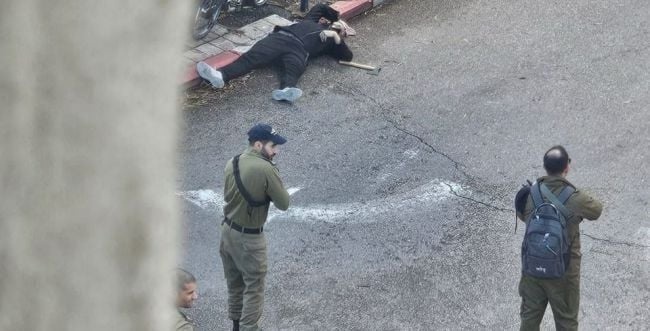 For allegedly running over a soldier - a young man was shot in Haifa