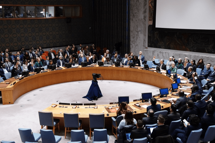 Security Council session begins to discuss "measures"  international justice Court