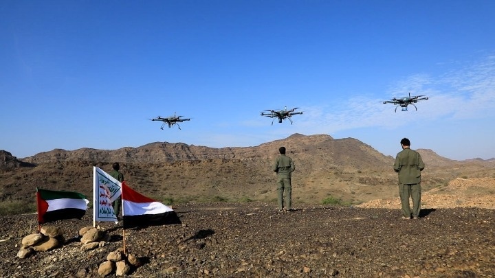 Italy announces the downing of a drone launched by the Houthis in the Red Sea