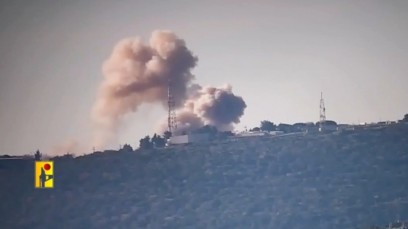 The resistance in Lebanon targets the “Meron” base.  Air