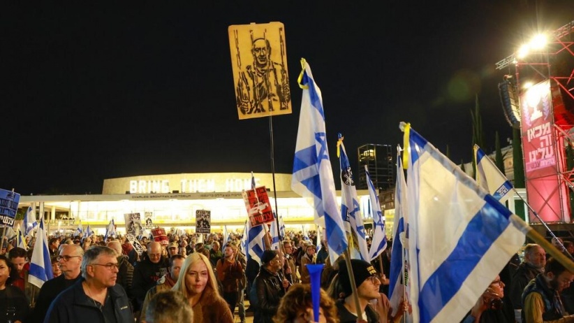 Thousands of Israelis demand the dismissal of the government and the return of prisoners from Gaza