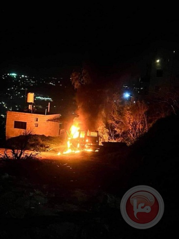 Settlers shoot citizens and burn vehicles in Huwwara