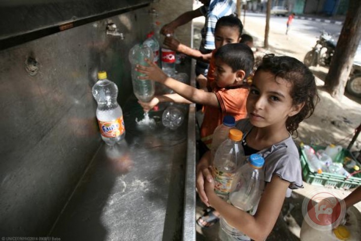 UNRWA: 3 out of every 4 people in Gaza drink contaminated water