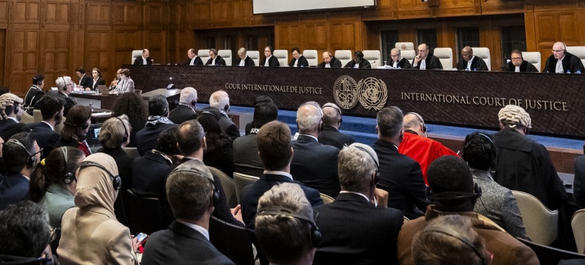 "International Justice"  The final hearing is held on the legal consequences arising from the occupation