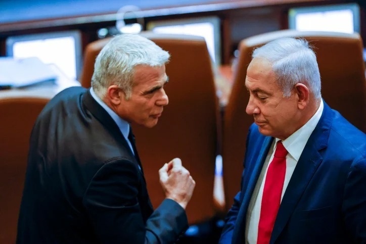 Lapid attacks Netanyahu: You invented a threat that does not exist