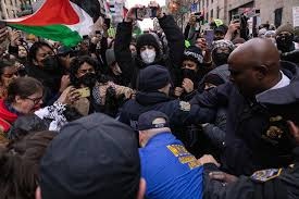 New York.. Solidarity with Palestine demonstrates against “AIPAC”