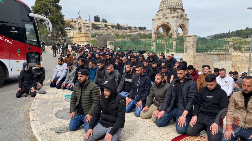 للجمعة ال 20.. قمع للمصلين وصلوات في شوارع القدس