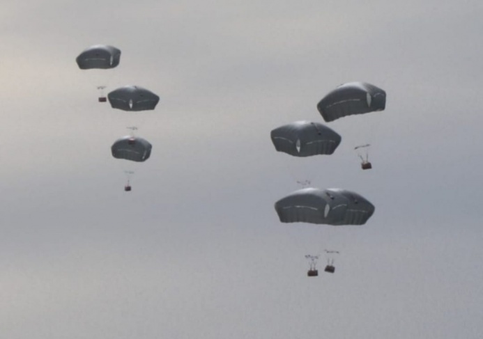 The US Army announces airdrops into Gaza for the third time in a week