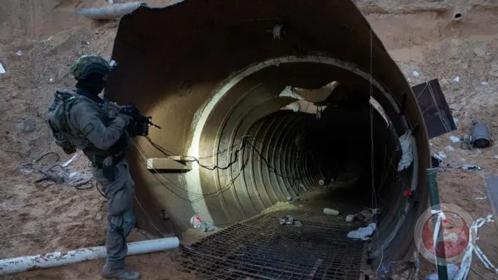 The Israeli army says it has destroyed the largest tunnel in the Gaza Strip