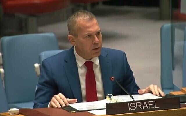Israel summons its ambassador to the United Nations