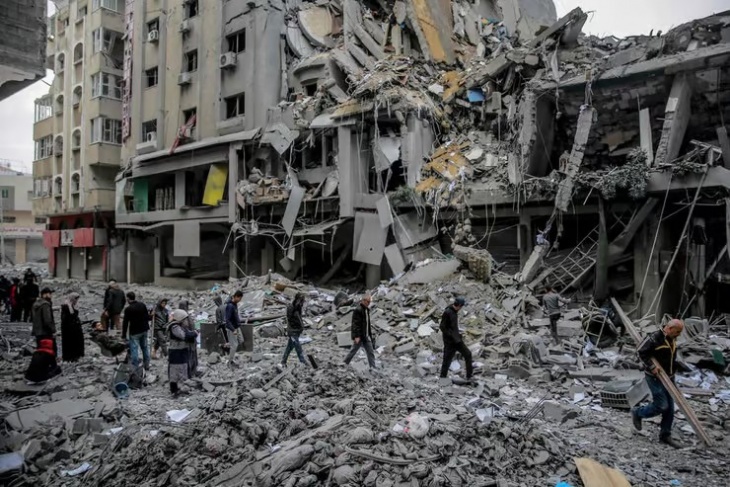 UNRWA: 23 million tons of rubble due to the destruction in Gaza