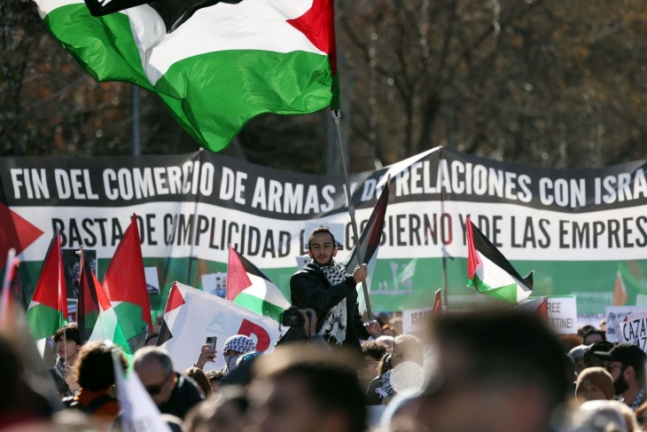 Demonstrations in cities and international capitals denouncing the Israeli aggression on Gaza