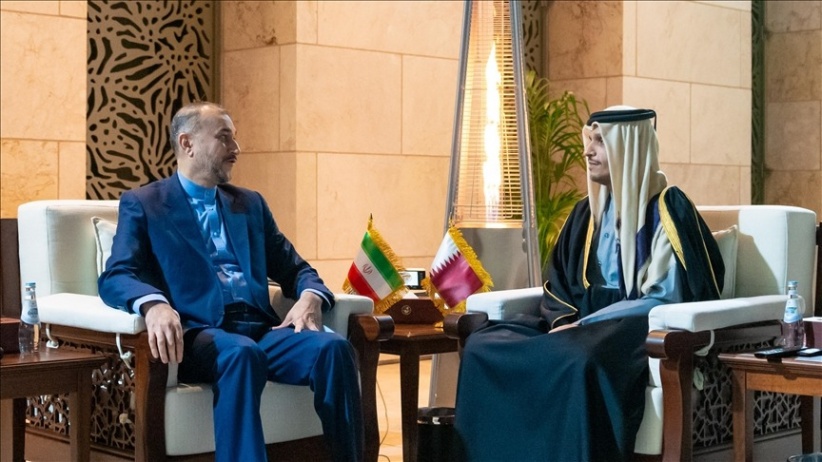 قطر وإيران تبحثان تطورات الأوضاع في غزة والأراضي الفلسطينية