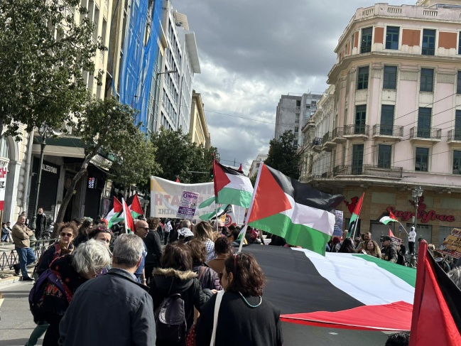 The Palestinian community in Greece celebrates International Women's Day