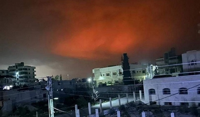 انفجارات في سوريا تزامنا مع عدوان إسرائيلي على دمشق