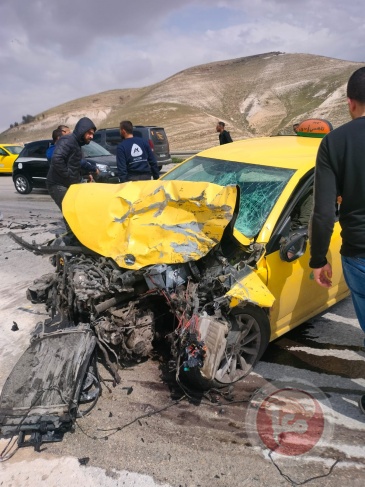 مصرع سائق عمومي من مدينة الخليل نتيجة حادث سير مروع في واد النار