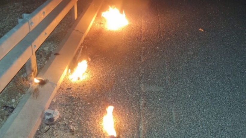 Molotov cocktails towards settlers' cars near Ramallah
