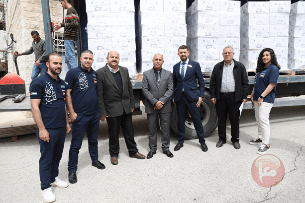 البنك الوطني يستكمل تدخلاته الإغاثية بتوفير 60 طن من المواد الغذائية للعائلات الميسورة بالضفة