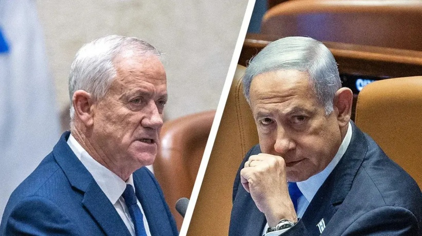 Gantz and Netanyahu clashed at the war cabinet meeting