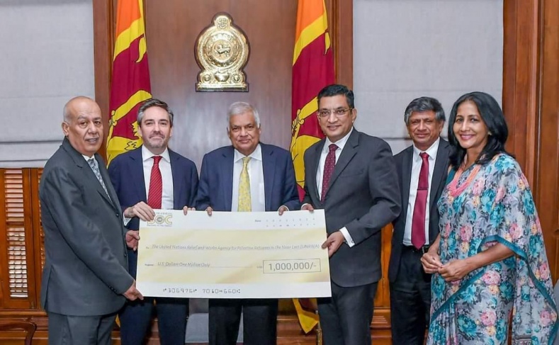 Sri Lanka donates one million dollars to support children in Gaza