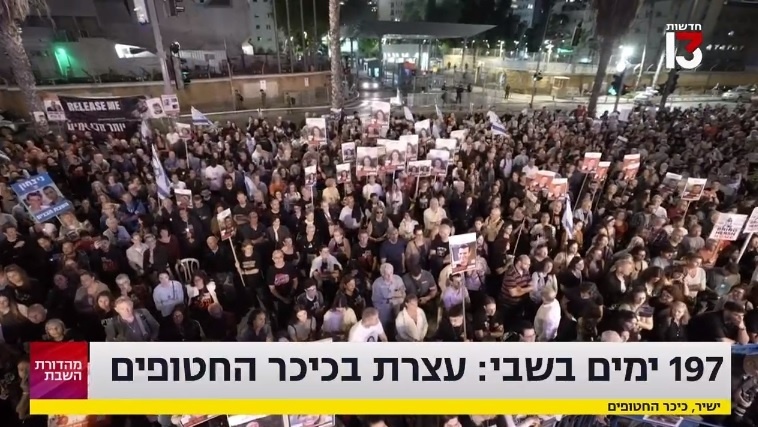Thousands of Israelis demonstrate demanding early elections