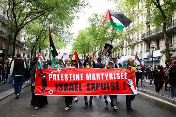 Berlin witnesses a protest demonstration against the Israeli war on Gaza