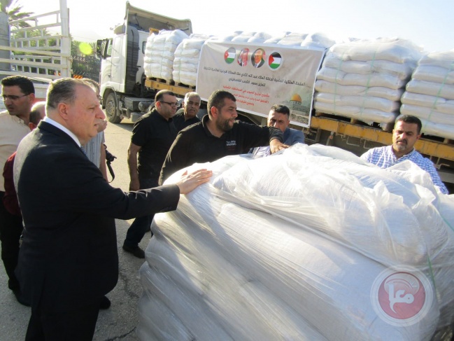 15 thousand tons of grain...The Ministry of Agriculture receives the Jordanian donation
