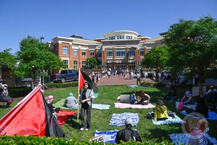 Protests at American universities continue for the tenth day and extend to Europe