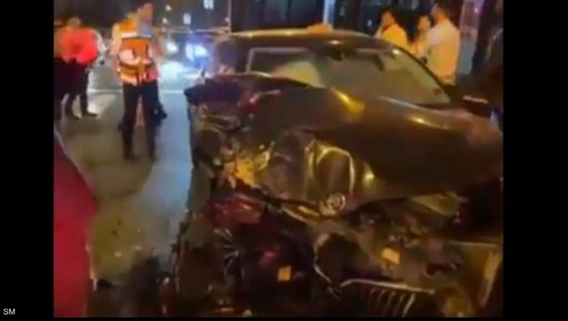 Another Israeli minister's car was involved in a serious accident and his father was injured