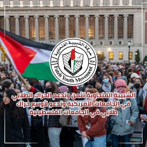Youth appreciate the movement in American universities and call for a movement in Palestinian universities