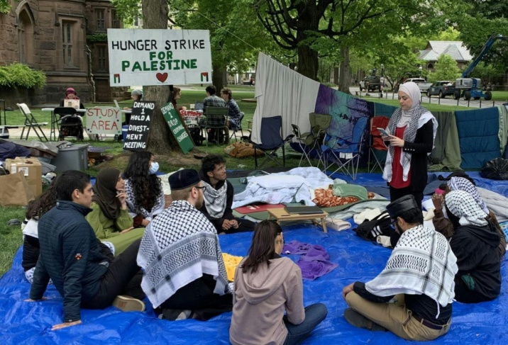 The university revolution expands...a hunger strike at Princeton Until the demands are met