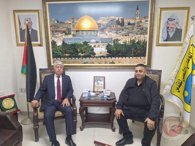 النتشة ومجدلاني يناقشان أوضاع القدس ويدعوان لتكثيف الجهود الوطنية لمواجهة التهديدات