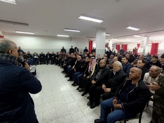 وفد من فعاليات محافظة اريحا يزور محافظة جنين 
