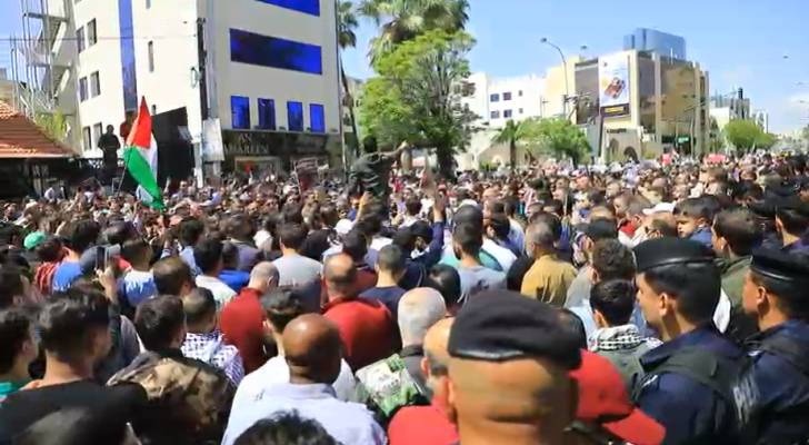 مسيرة في عمّان تحت عنوان &quot;كفى قتلاً&quot; دعما لأهالي قطاع غزة