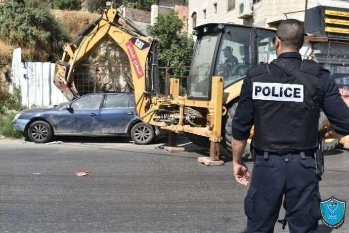 الشرطة وقوات الأمن الوطني والأجهزة الأمنية تتلف 43 مركبة غير قانونية في بيت لحم