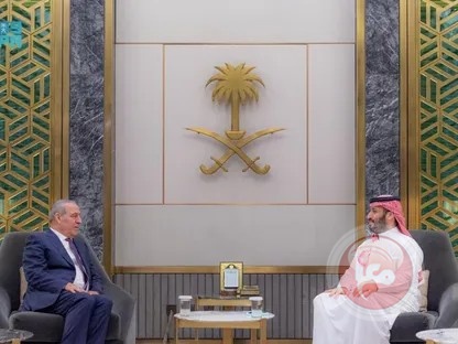 الشيخ يلتقي ولي العهد السعودي ويبحث معه تطورات الأوضاع في فلسطين