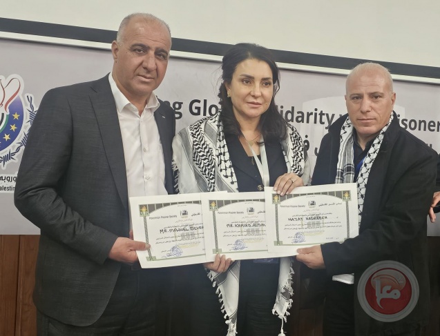 نادي الأسير والهيئة العليا لمتابعة شؤون الأسرى يلتقون فريقاً من المحامين الدوليين في مؤتمر التحالف الأوروبي