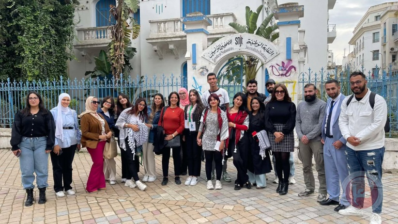 طالبة من كلية الحقوق في الجامعة العربية الأمريكية تشارك في ورشة تدريبية إقليمية بتونس