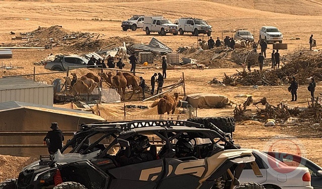 هدم 16 منزلا على الأقل في قرية السرّة بالنقب