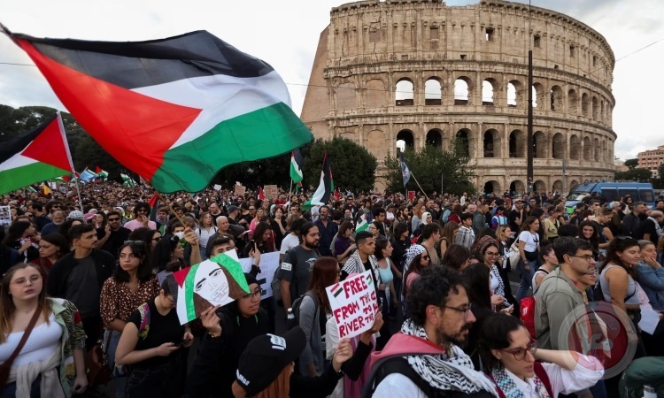 أحزاب إيطالية تنظم مظاهرة في روما الشهر المقبل لدعم غزة