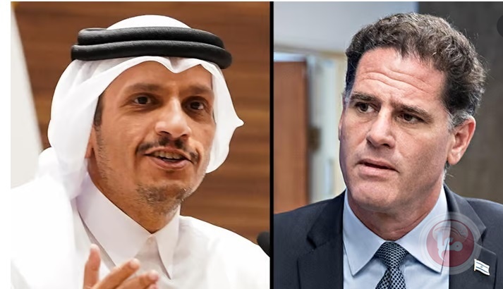 لاول مرة - محادثة غير عادية بين ديرمر ورئيس الوزراء القطري حول وقف اطلاق النار 