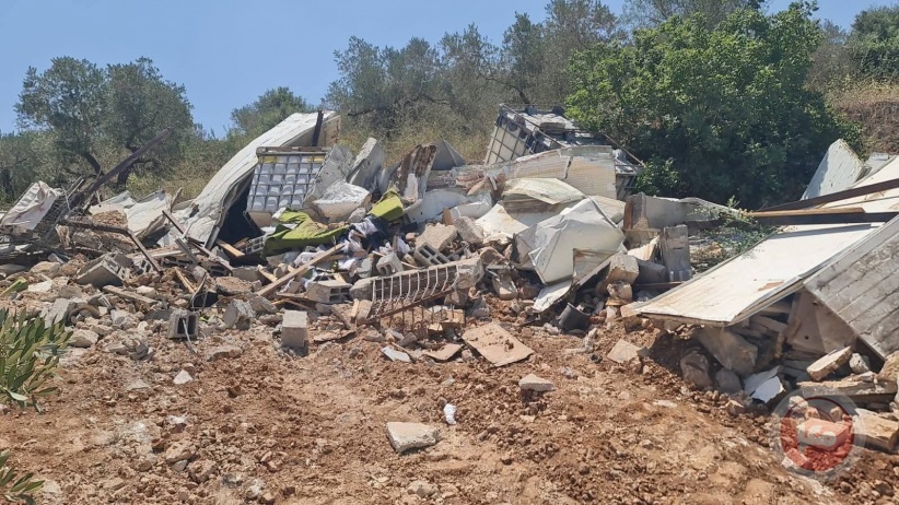 الاحتلال يهدم غرفة زراعية في كفر الديك غرب سلفيت