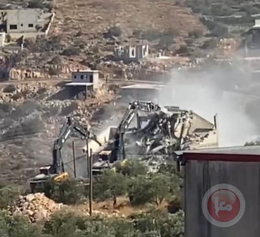الاحتلال يهدم منزلاً وبئر مياه في رافات غرب سلفيت